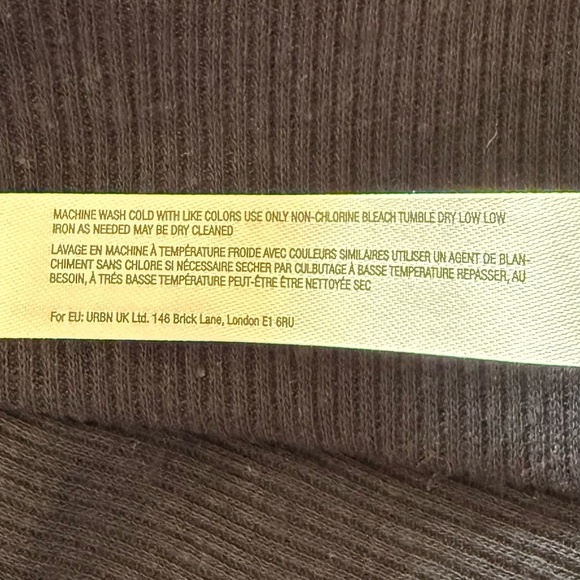 Free People Beach Black Long Sleeve Ribbed Button Up Cardigan in Size Medium - Picture 7 of 7